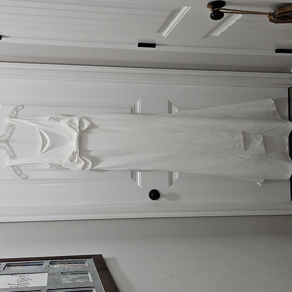 Lulus Loving Fate White Bow Square Neck Backless Maxi Dress - Picture 6 of 12